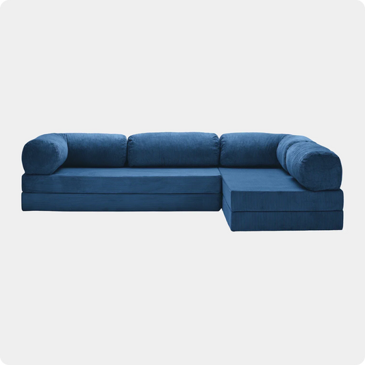 Soft Living | Sofa Corner Open - Blue